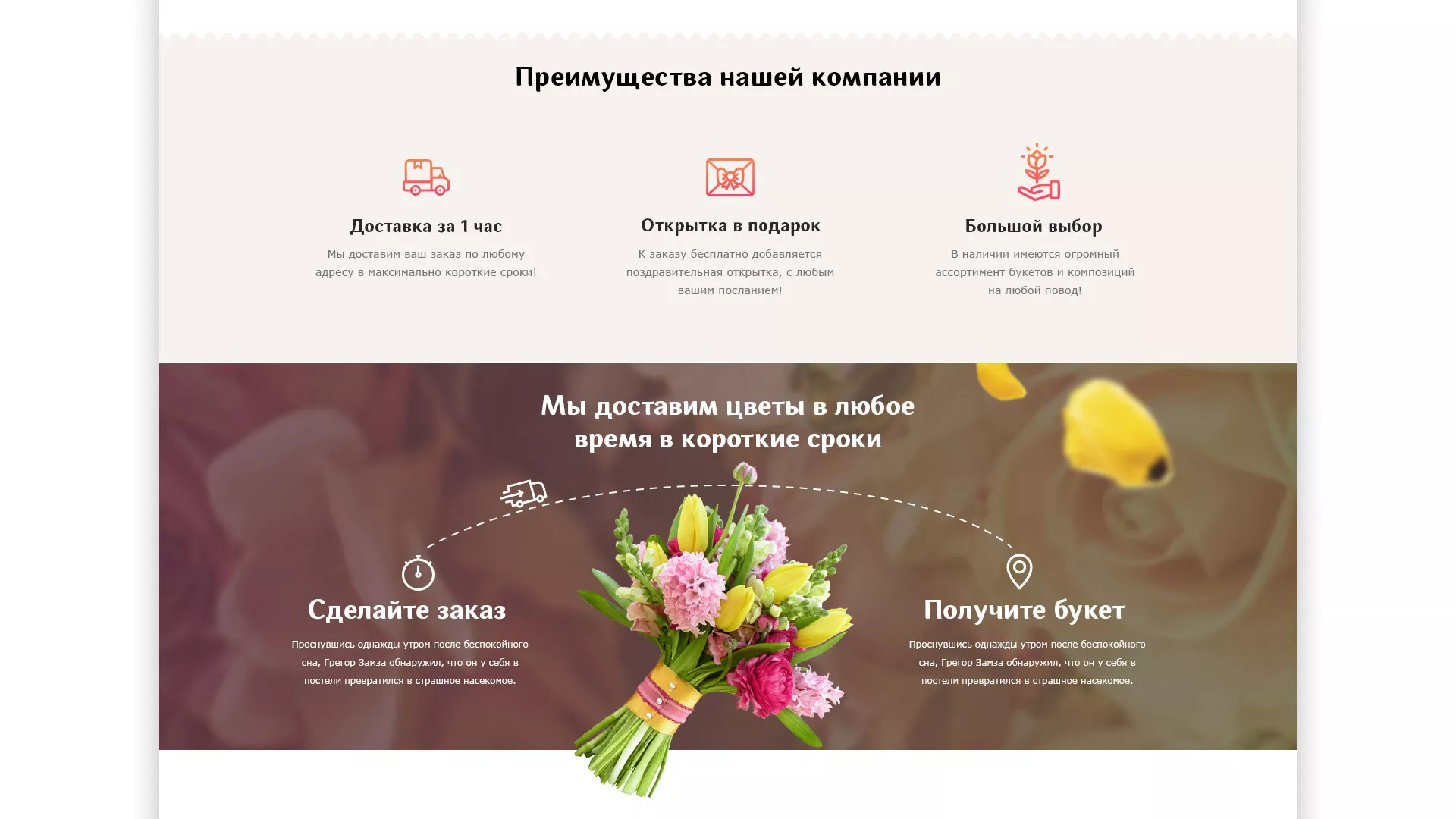 Создание интернет-магазина «Букет-онлайн» по цветам в Ковдоре