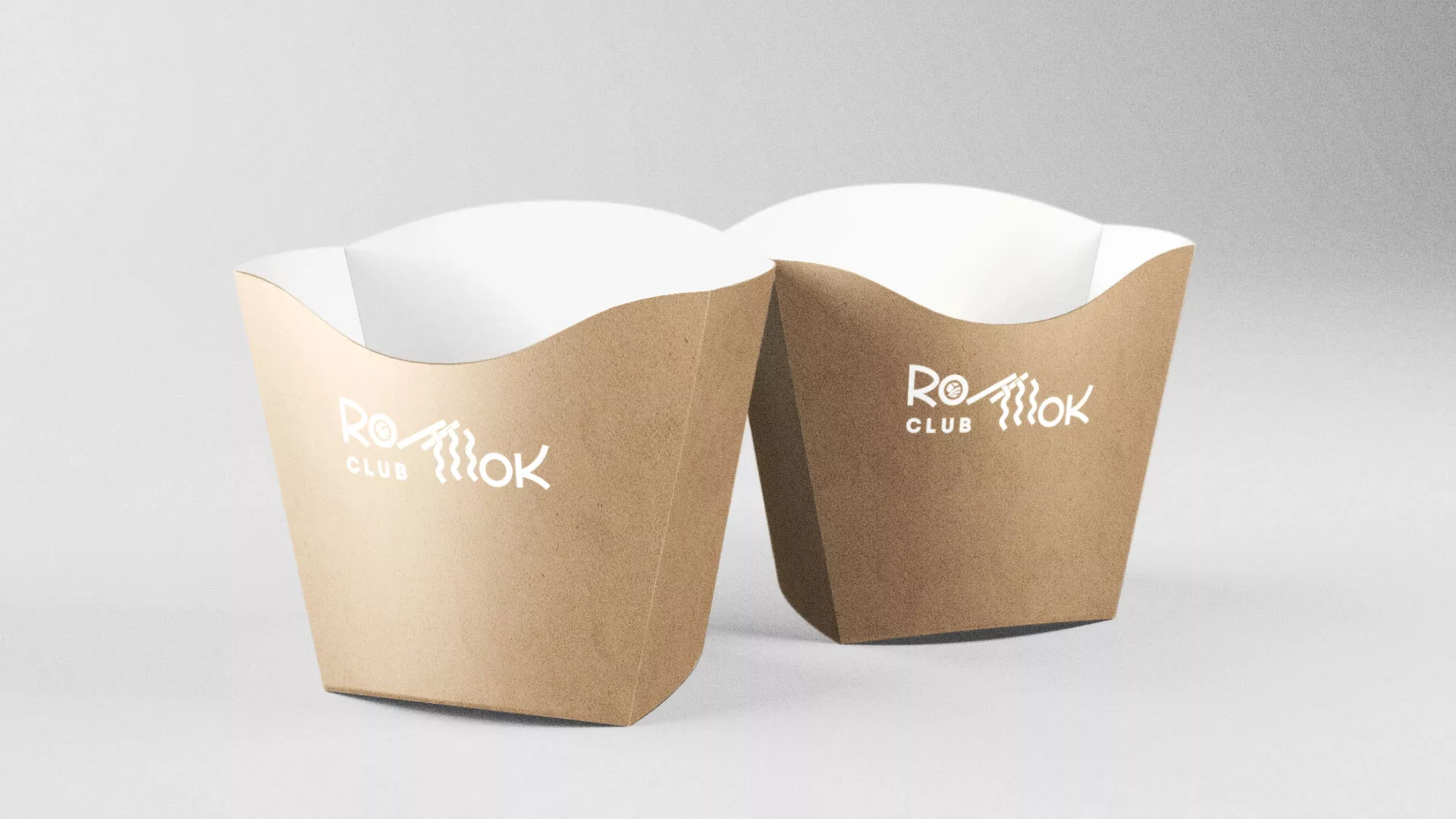 Создание логотипа суши-бара «Roll Wok Club» в Ковдоре